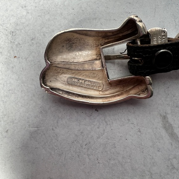 Vintage 1980’s Kieselstein-Cord sterling silver pecos conchas full ranger set - Picture 4 of 12